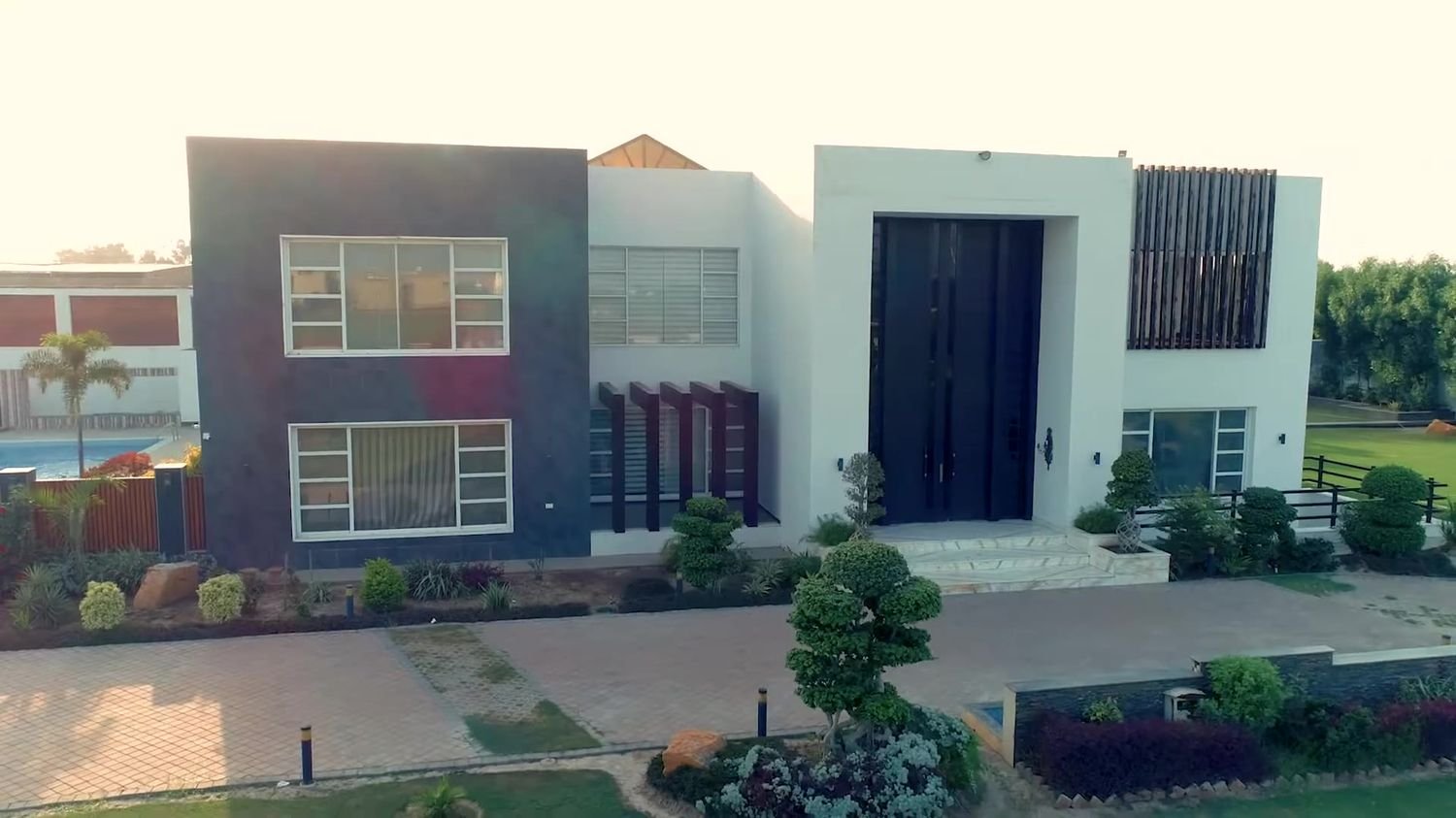 Modern home built and finished by Grains in Pakistan