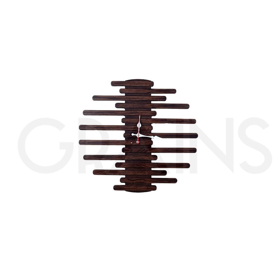Aesthetic Wooden Wall Clock photo 3