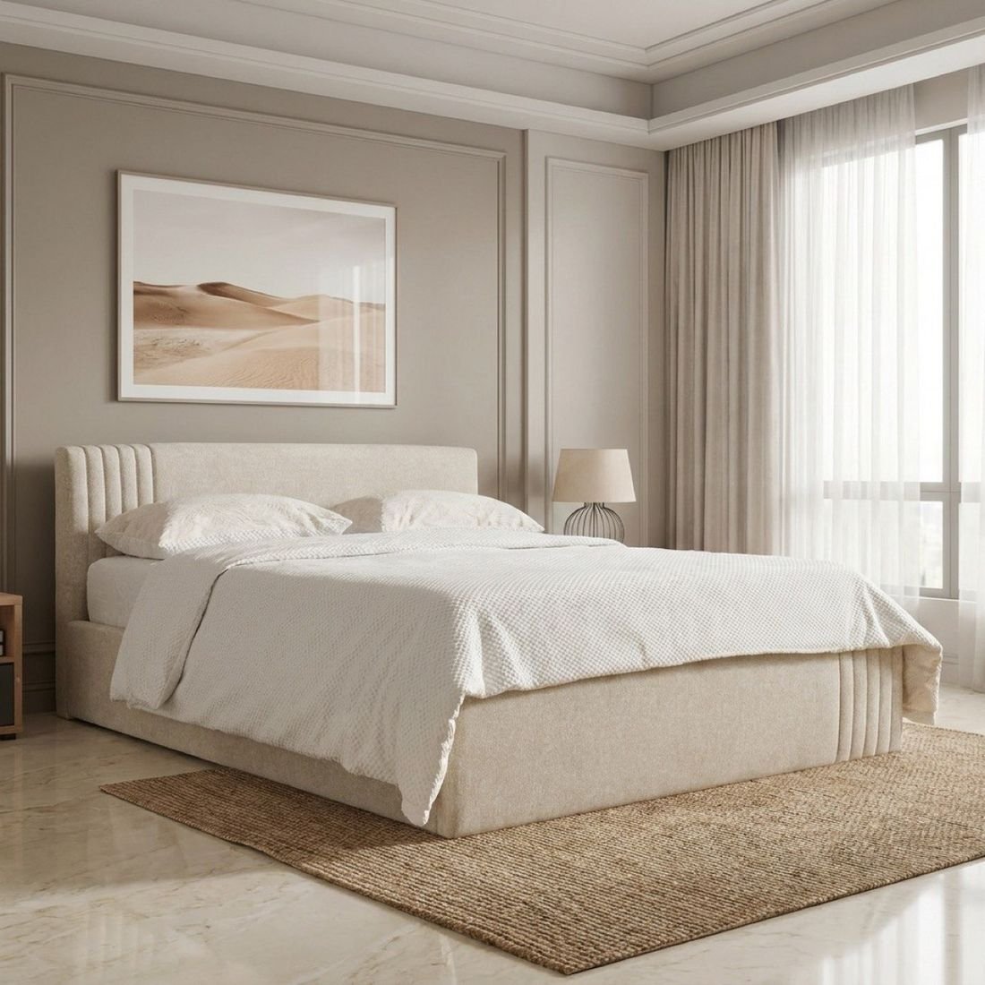 Frankfurt NXT Upholstered Hydraulic Storage King Bed by Grains Home Pakistan