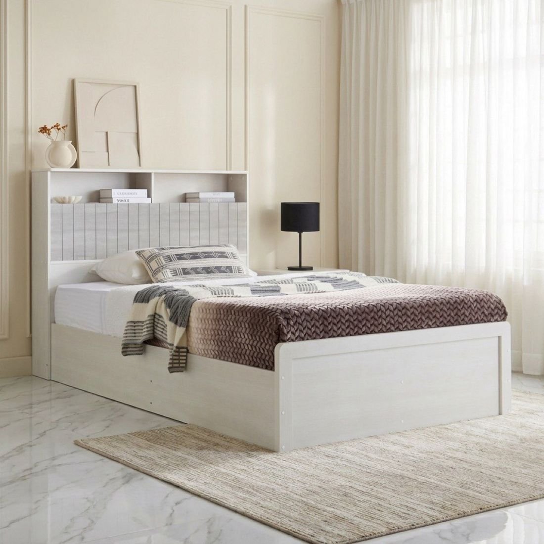 Liverpool Smart Twin Bed by Grains Home Pakistan