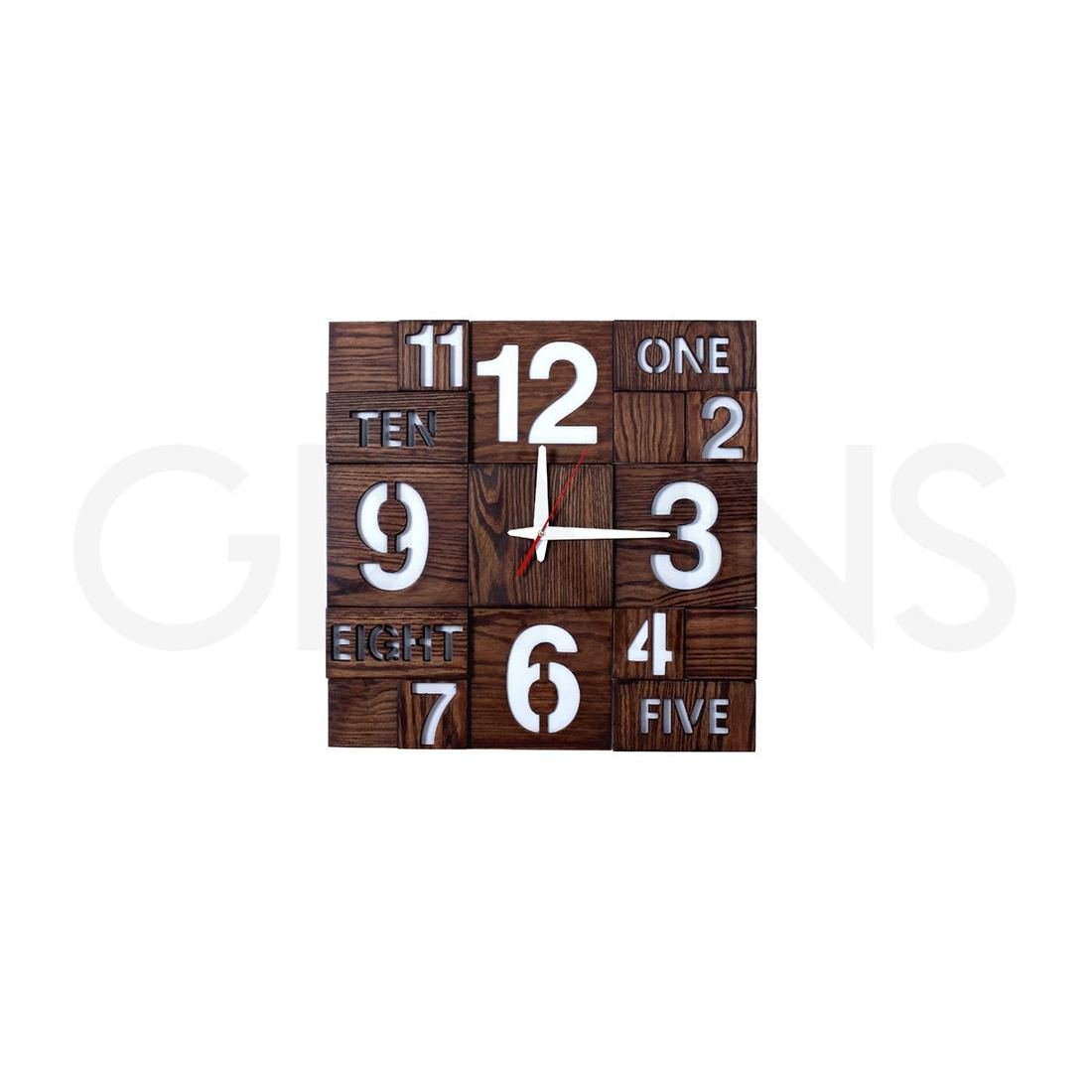 Magic Square Wall Clock by Grains Home Pakistan