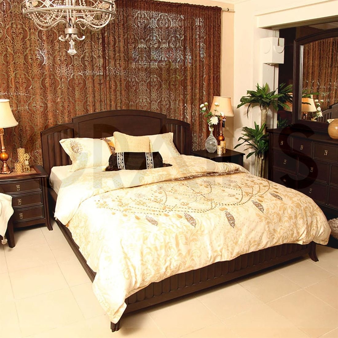 Royal curve Bed by Grains Home Pakistan